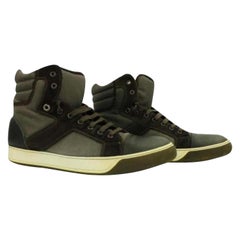 Lanvin Multicolor High Top Sneakers Lbslm93 Sneakers