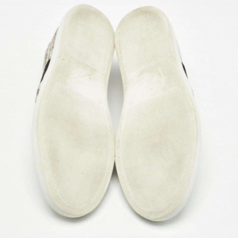 Lanvin Muticolor Wasser Schlange Slip On Sneakers Größe 41 im Angebot 2