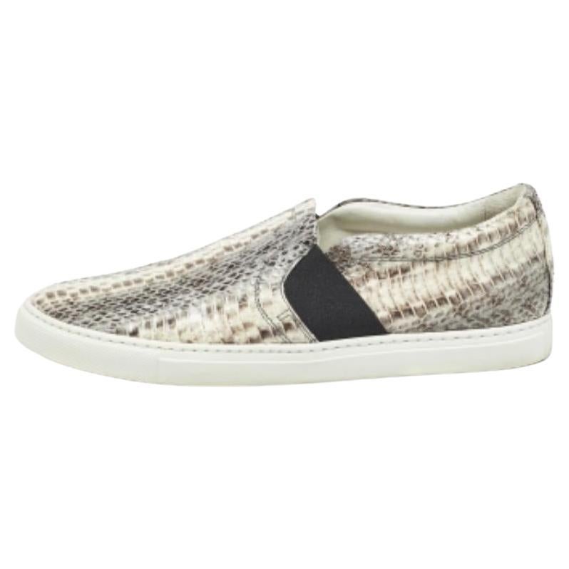 Lanvin - Scarpe da ginnastica con serpente d'acqua multicolore taglia 41