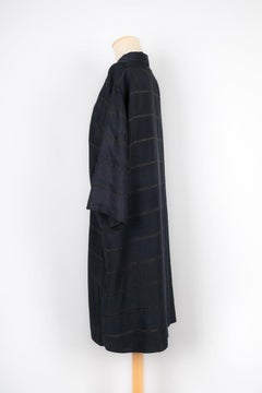 Lanvin Navy Blue Coat Winter, 2008
