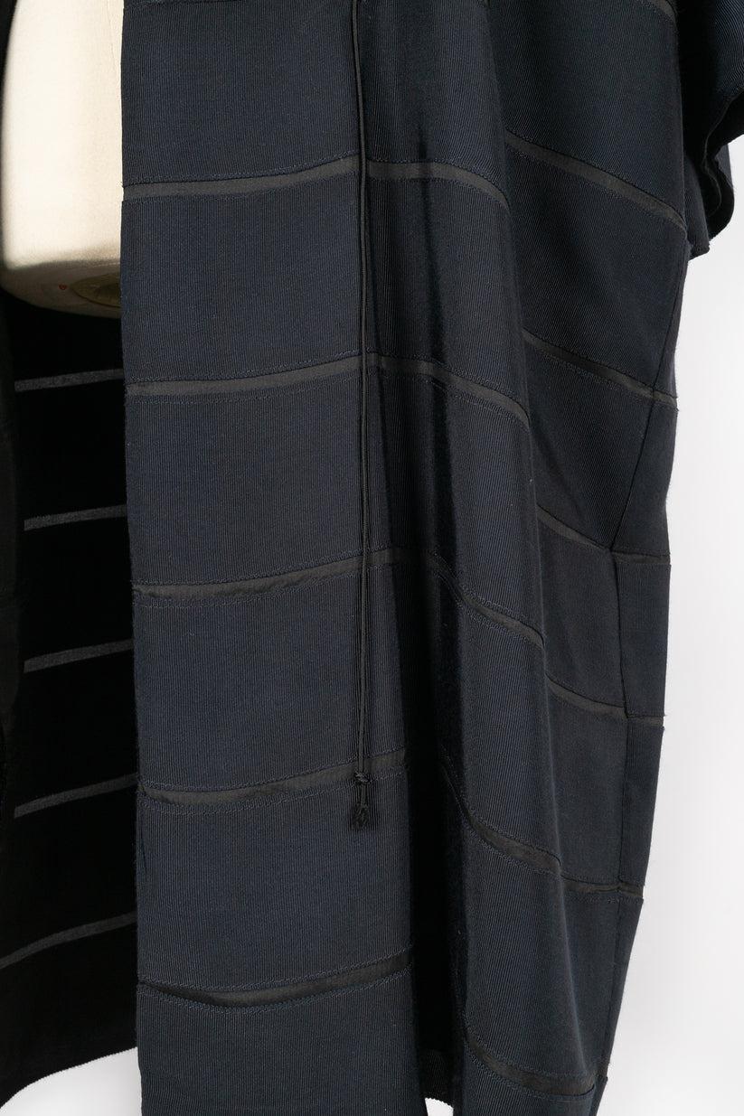 Lanvin Marineblauer Mantel Winter, 2008 Damen im Angebot