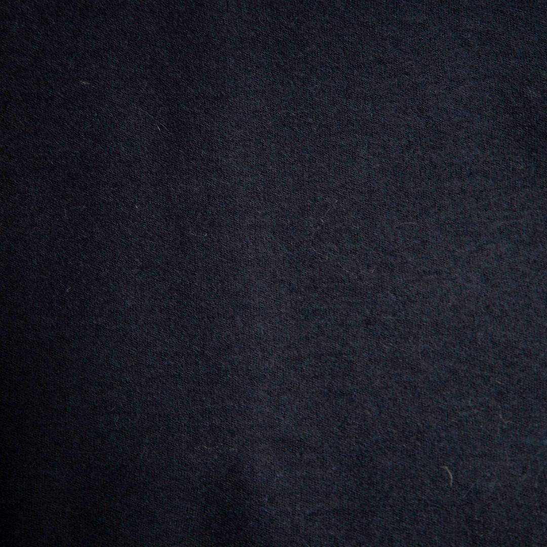 Lanvin Navy Wool Long Sleeved Midi Dress Size M In Good Condition For Sale In London, GB