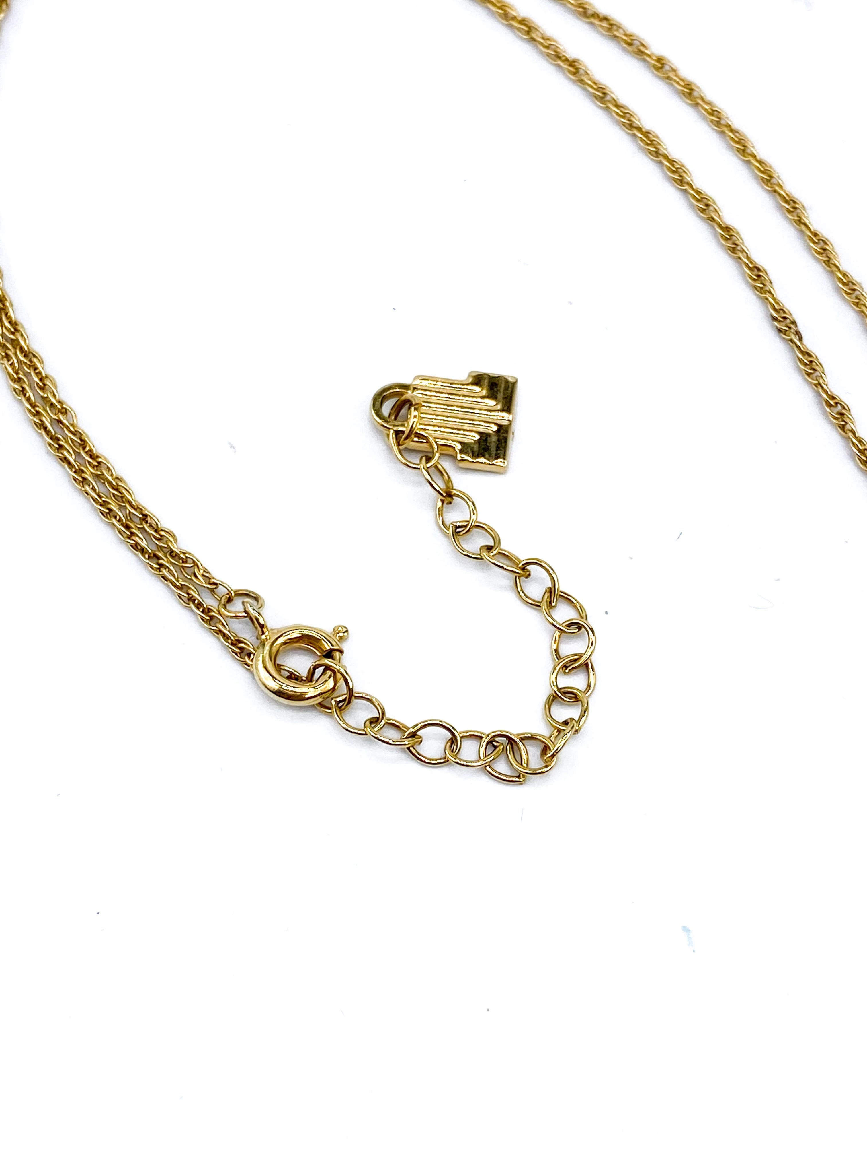 LANVIN Necklace 1970s Vintage In Excellent Condition In London, GB