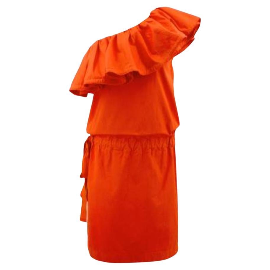 Lanvin One Shoulder Ruffle Dress For Sale