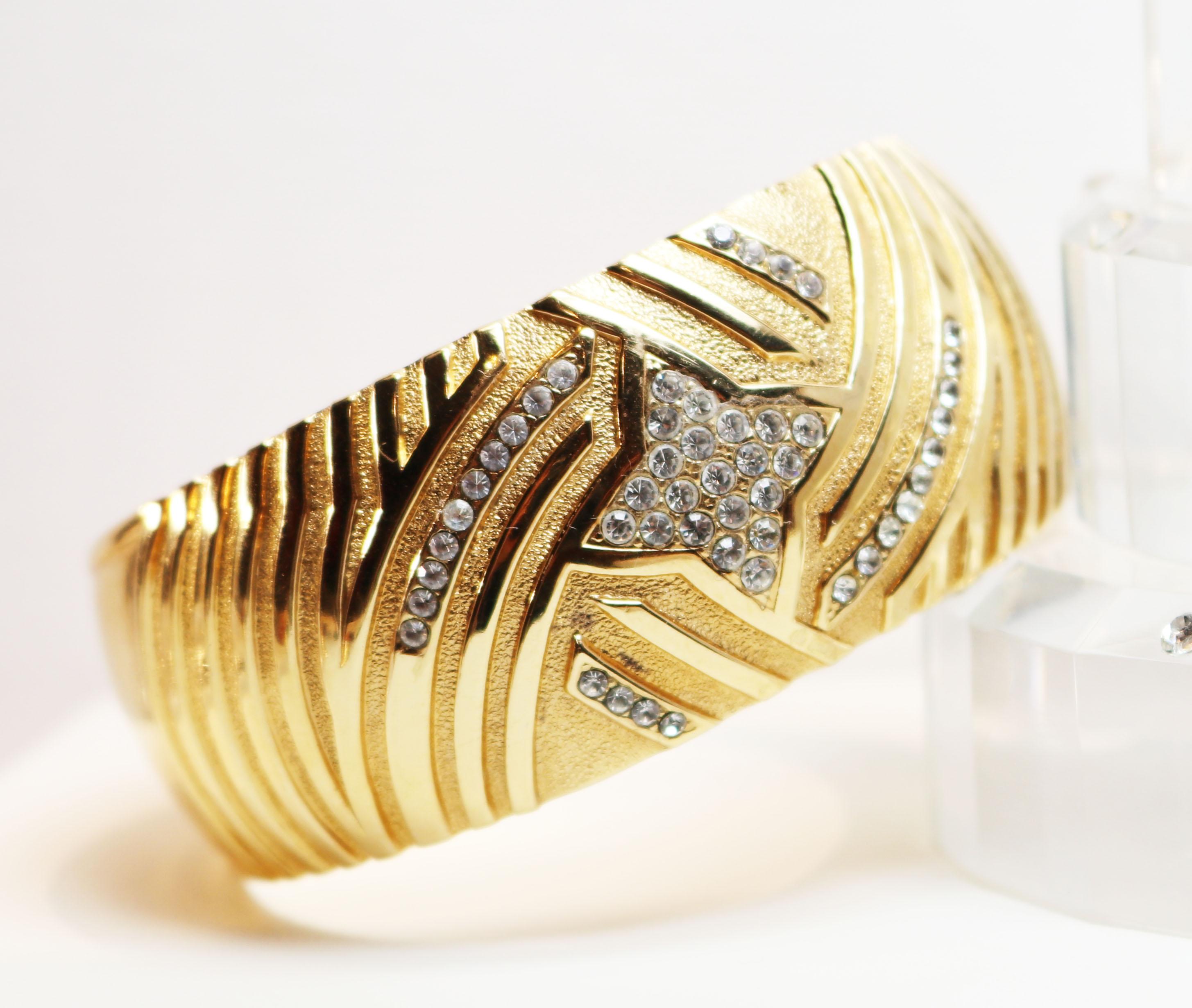 Lanvin Paris Gold Bracelet (Art déco) im Angebot