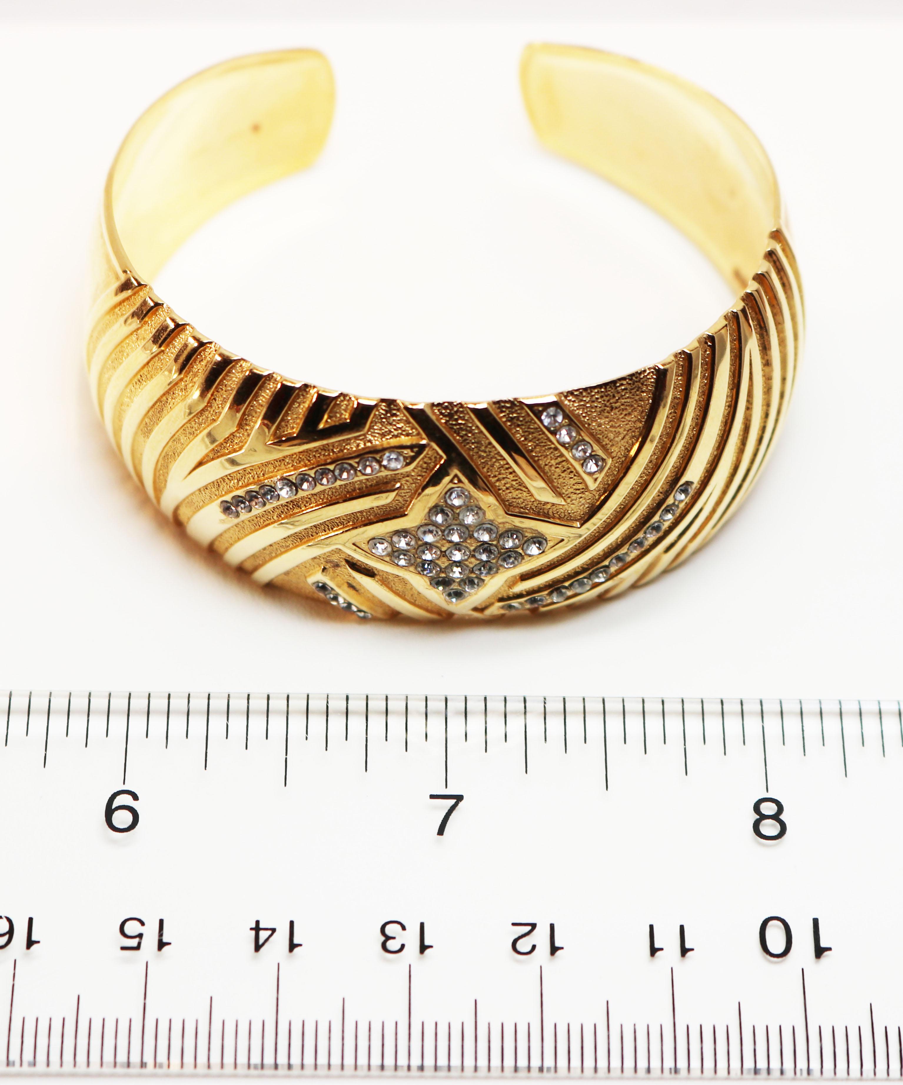 Lanvin Paris Gold Bracelet im Angebot 3