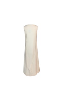 Lanvin Paris White Wool Sculptural Sleeveless Dress, c. 2012