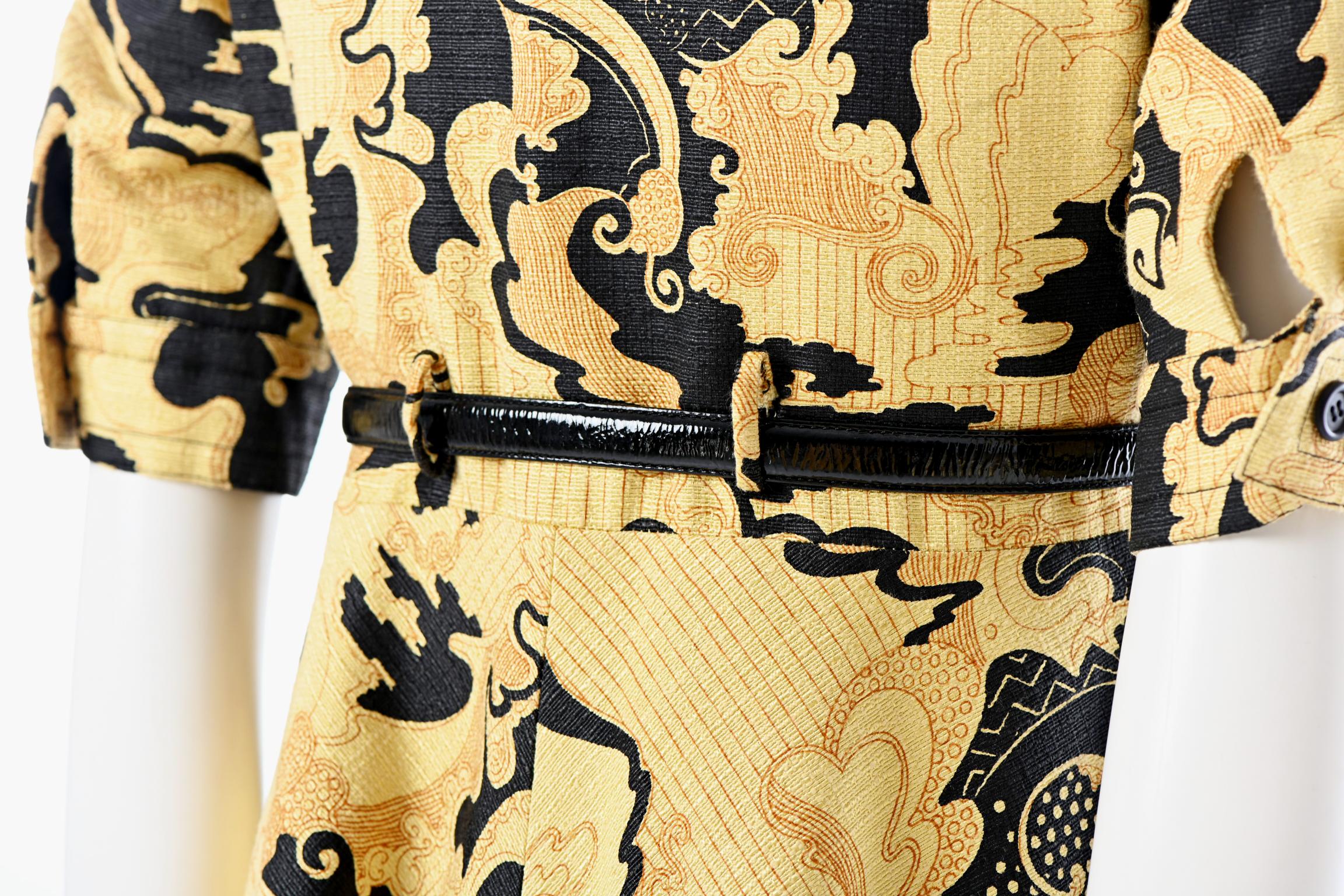 Lanvin - Robe chemise imprimée en vente 6