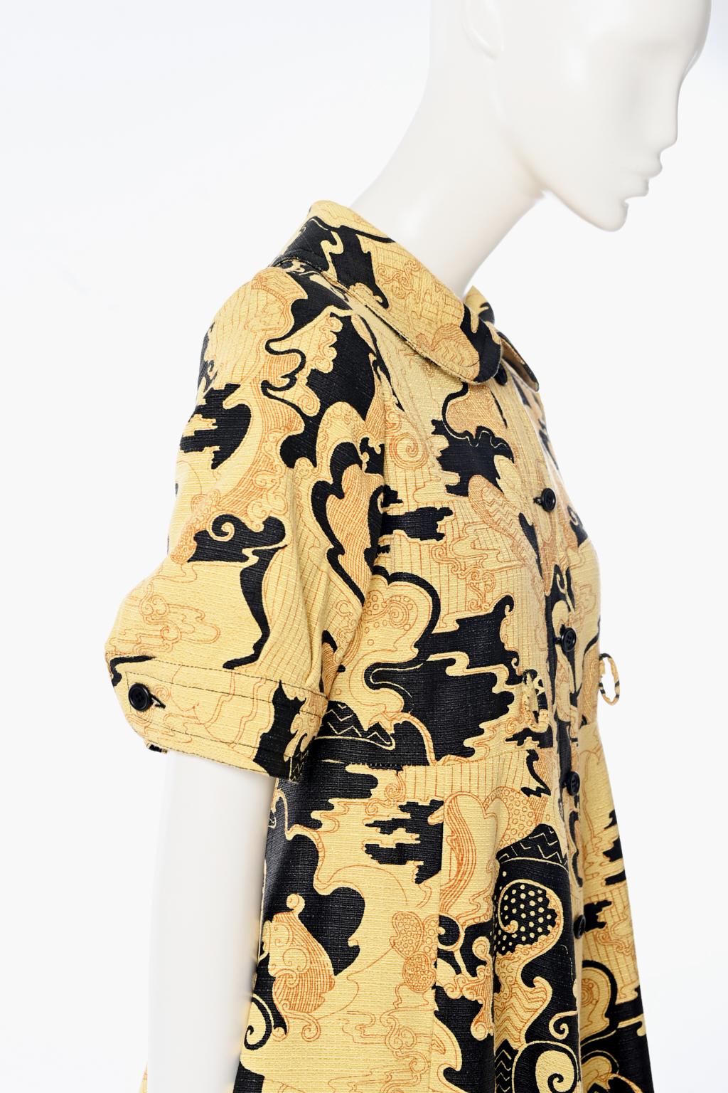 Lanvin - Robe chemise imprimée en vente 3