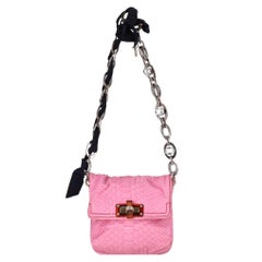 Lanvin Python Skin Mini Happy Bag