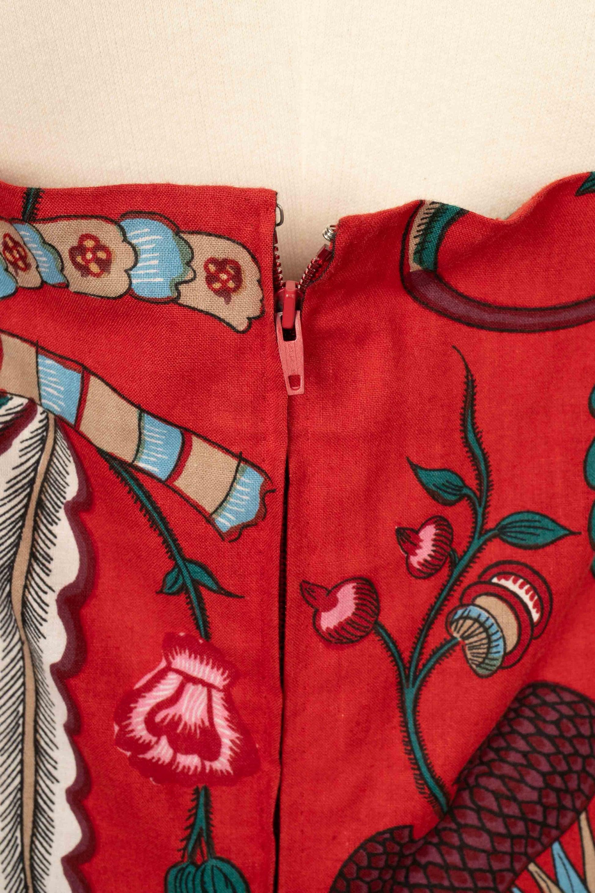 Lanvin Red Cotton Set en vente 5