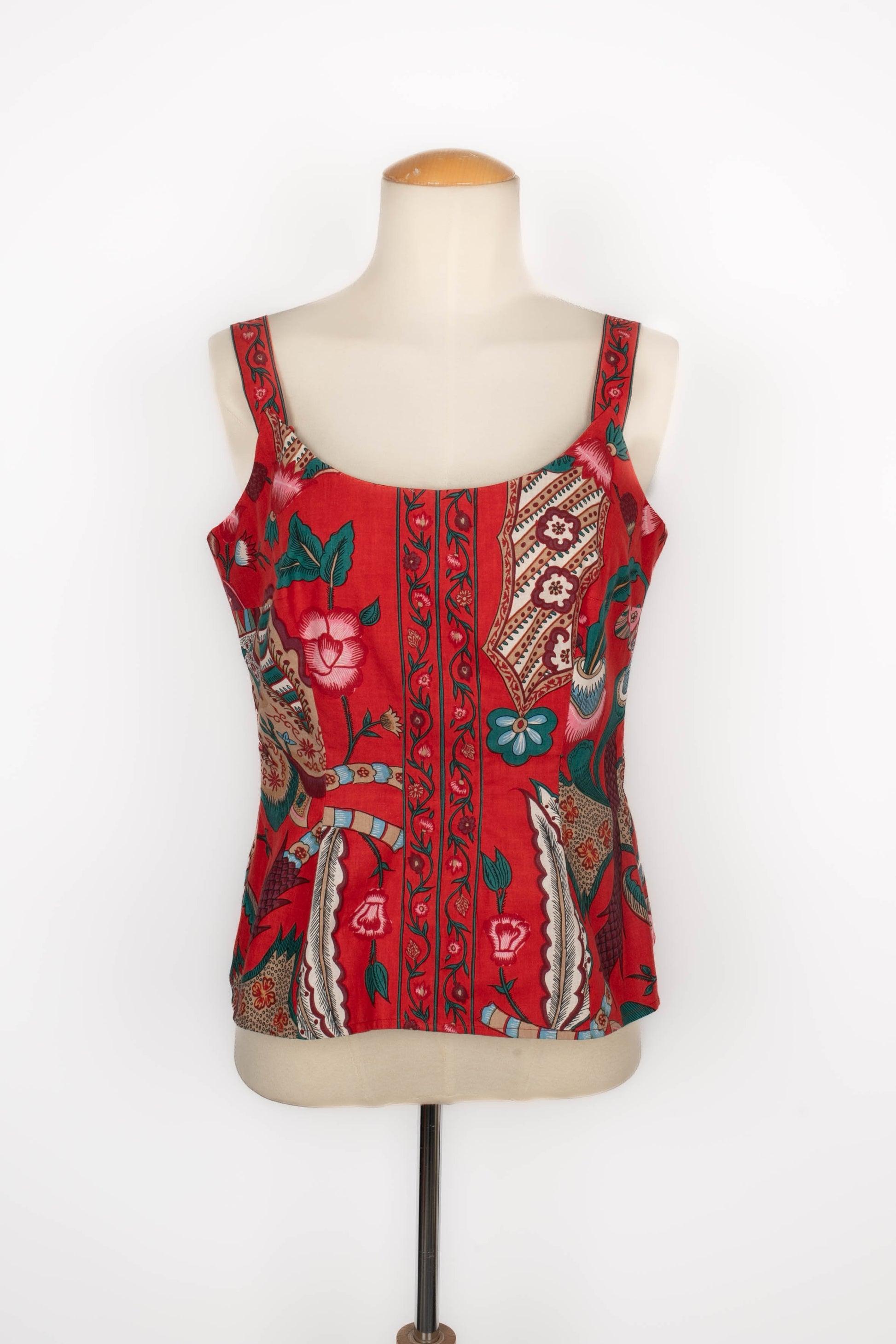 Lanvin Red Cotton Set Pour femmes en vente