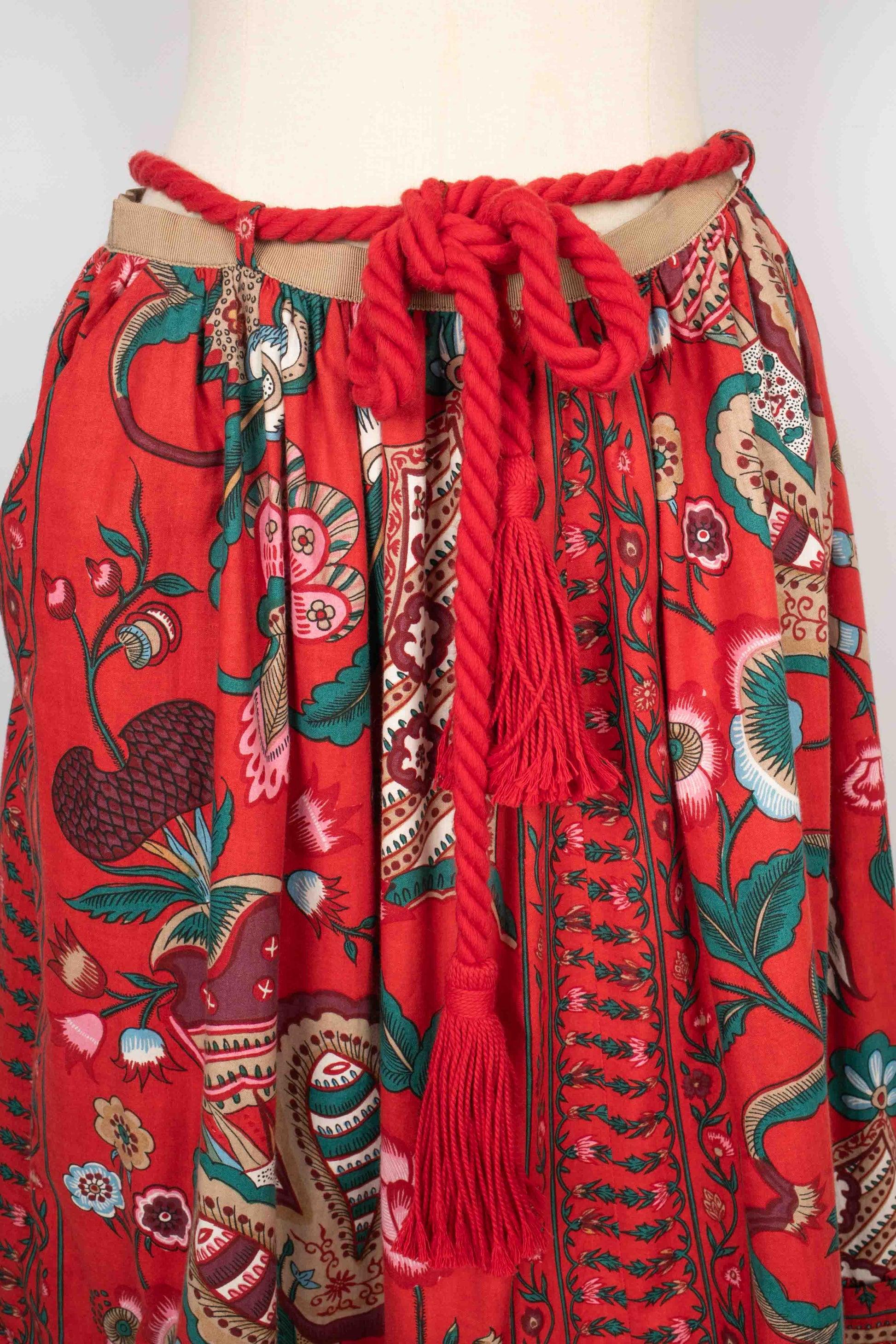 Lanvin Red Cotton Set en vente 3