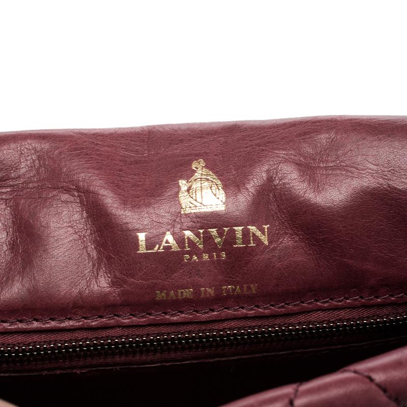 Lanvin Red Leather Medium Happy Classic Shoulder Bag 3