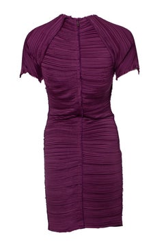 Lanvin, runway purple dress