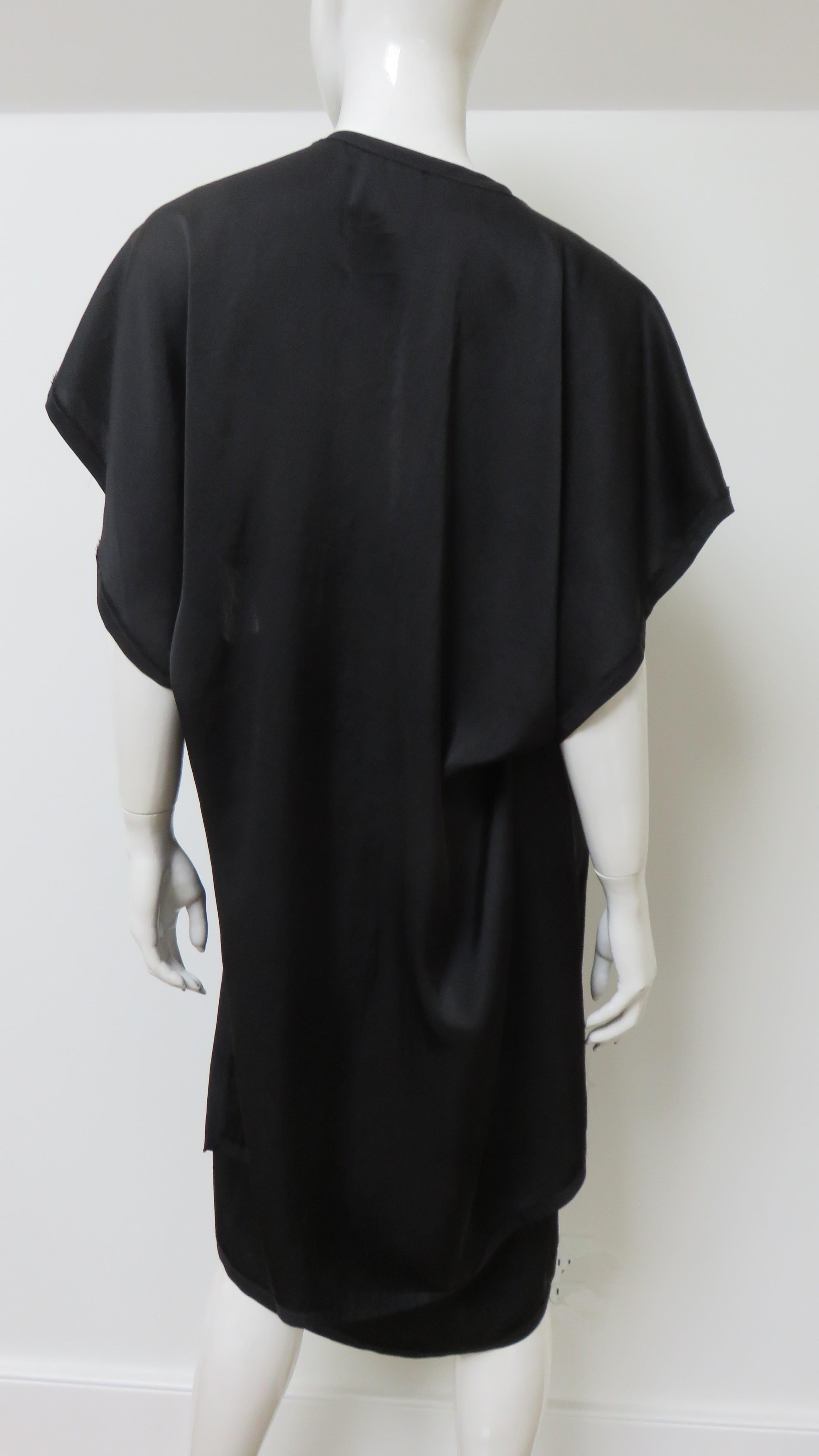 Lanvin S/S 2006 Silk Dress with Back Drape 5