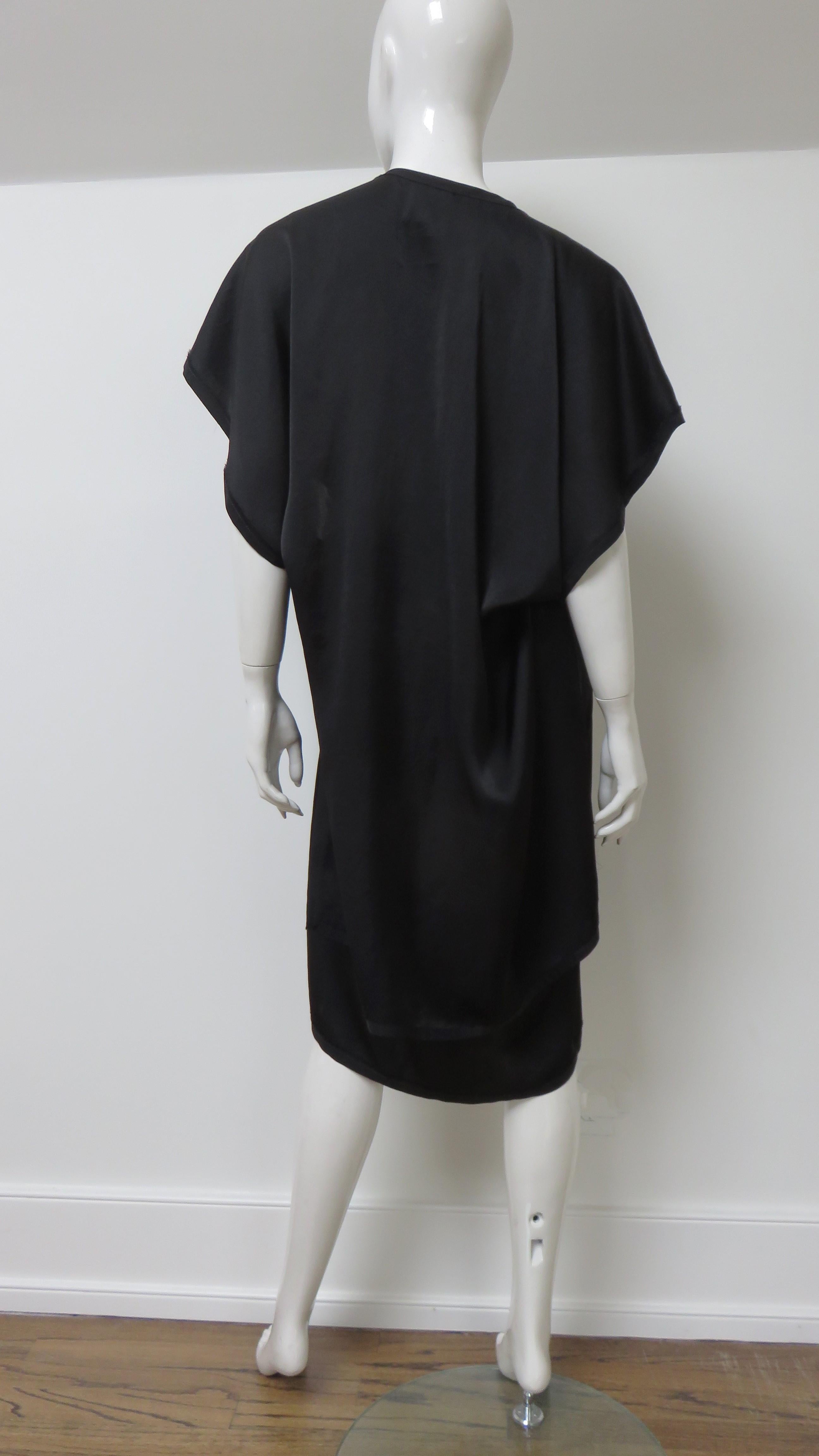 Lanvin S/S 2006 Silk Dress with Back Drape 7