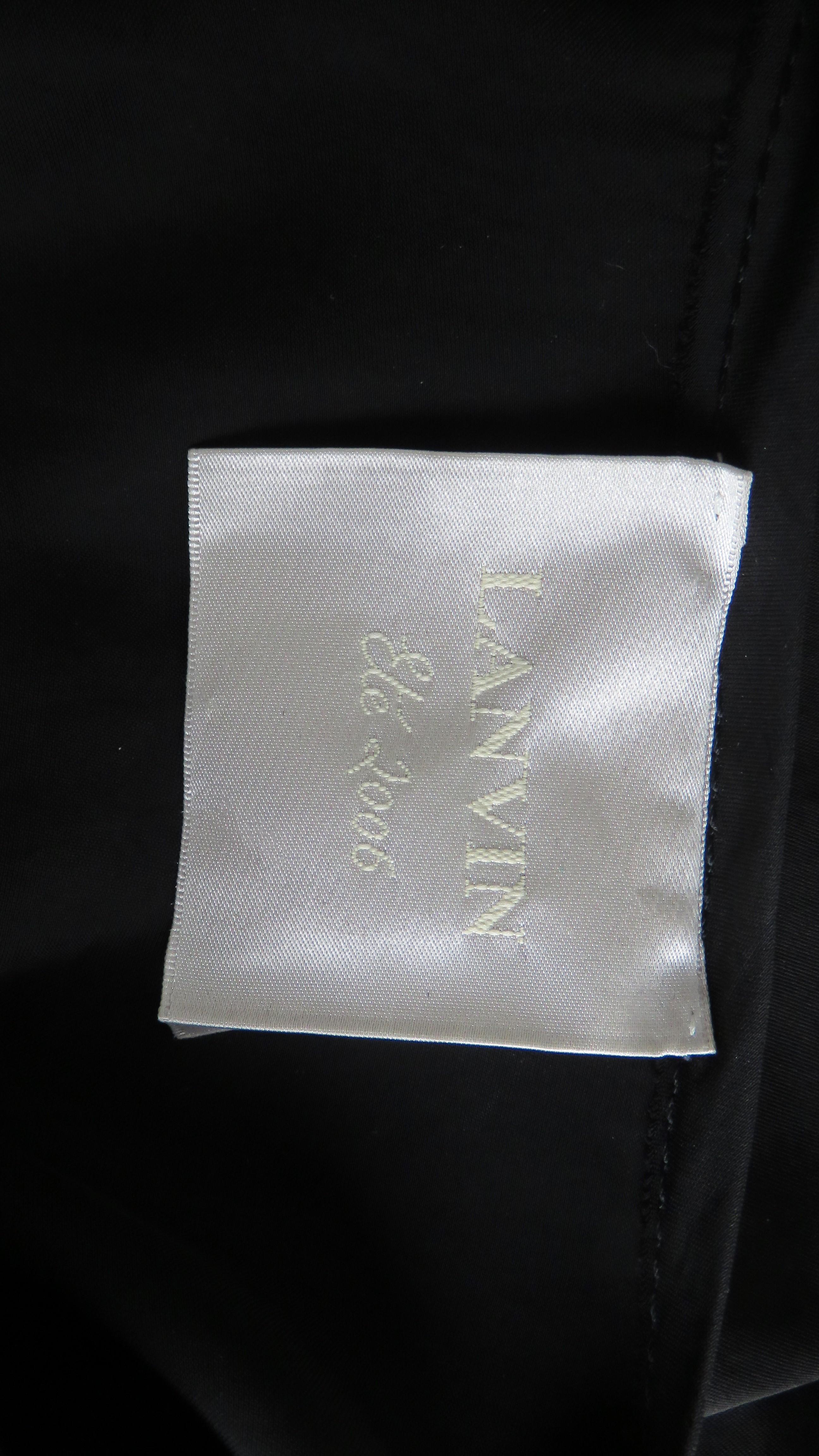 Lanvin S/S 2006 Silk Dress with Back Drape 8