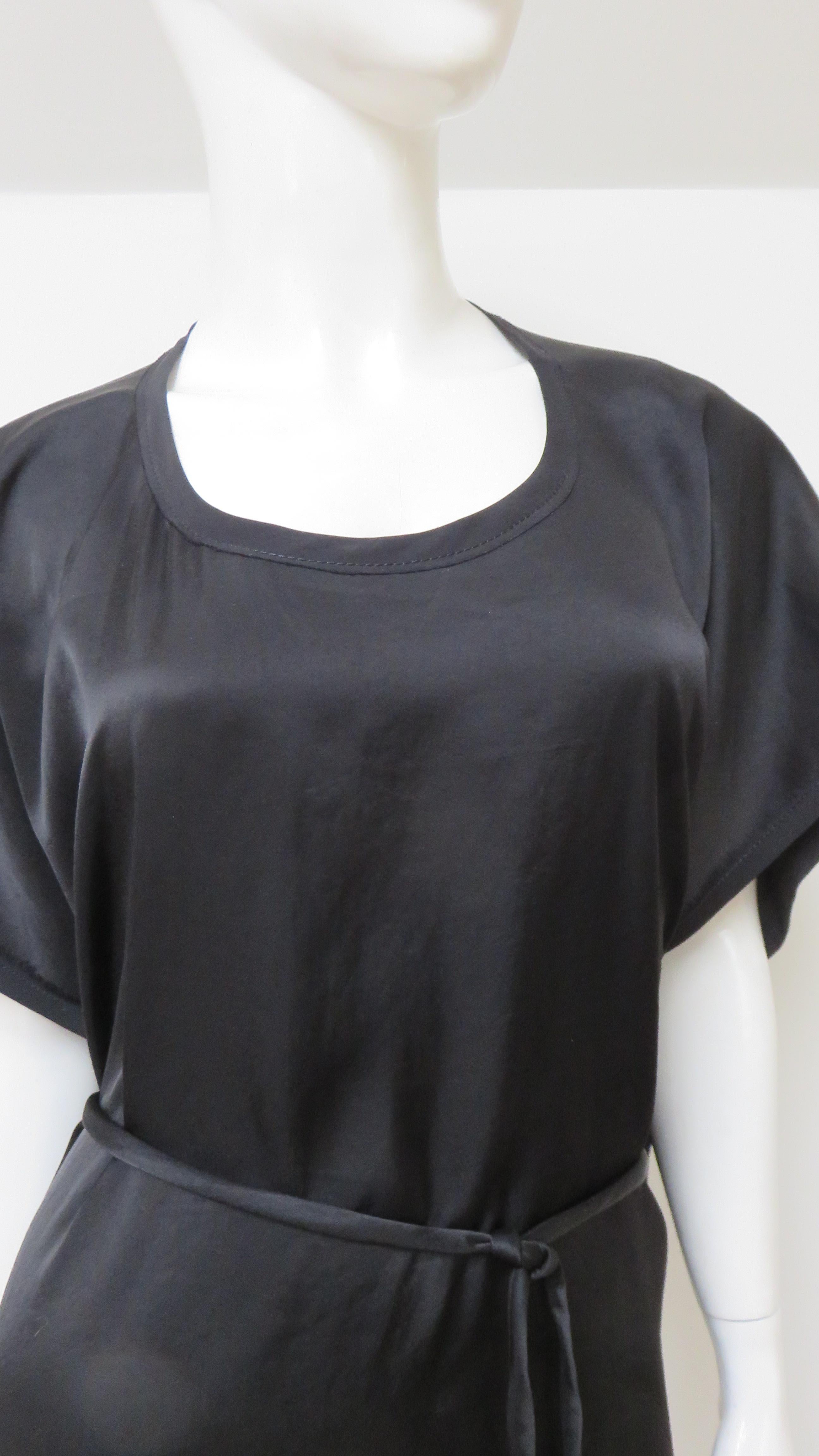 Lanvin S/S 2006 Silk Dress with Back Drape In Excellent Condition In Water Mill, NY