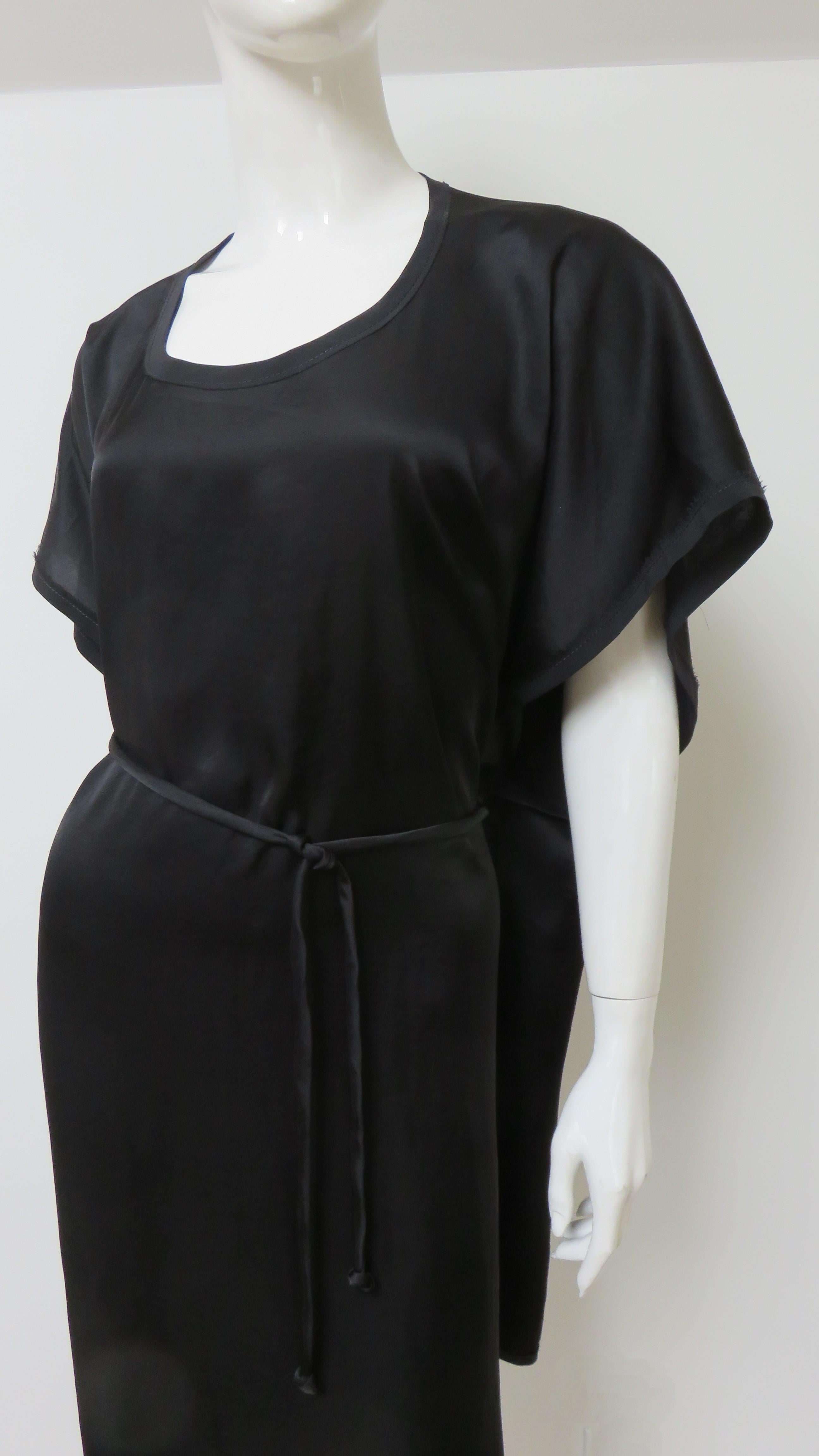 Women's Lanvin S/S 2006 Silk Dress with Back Drape