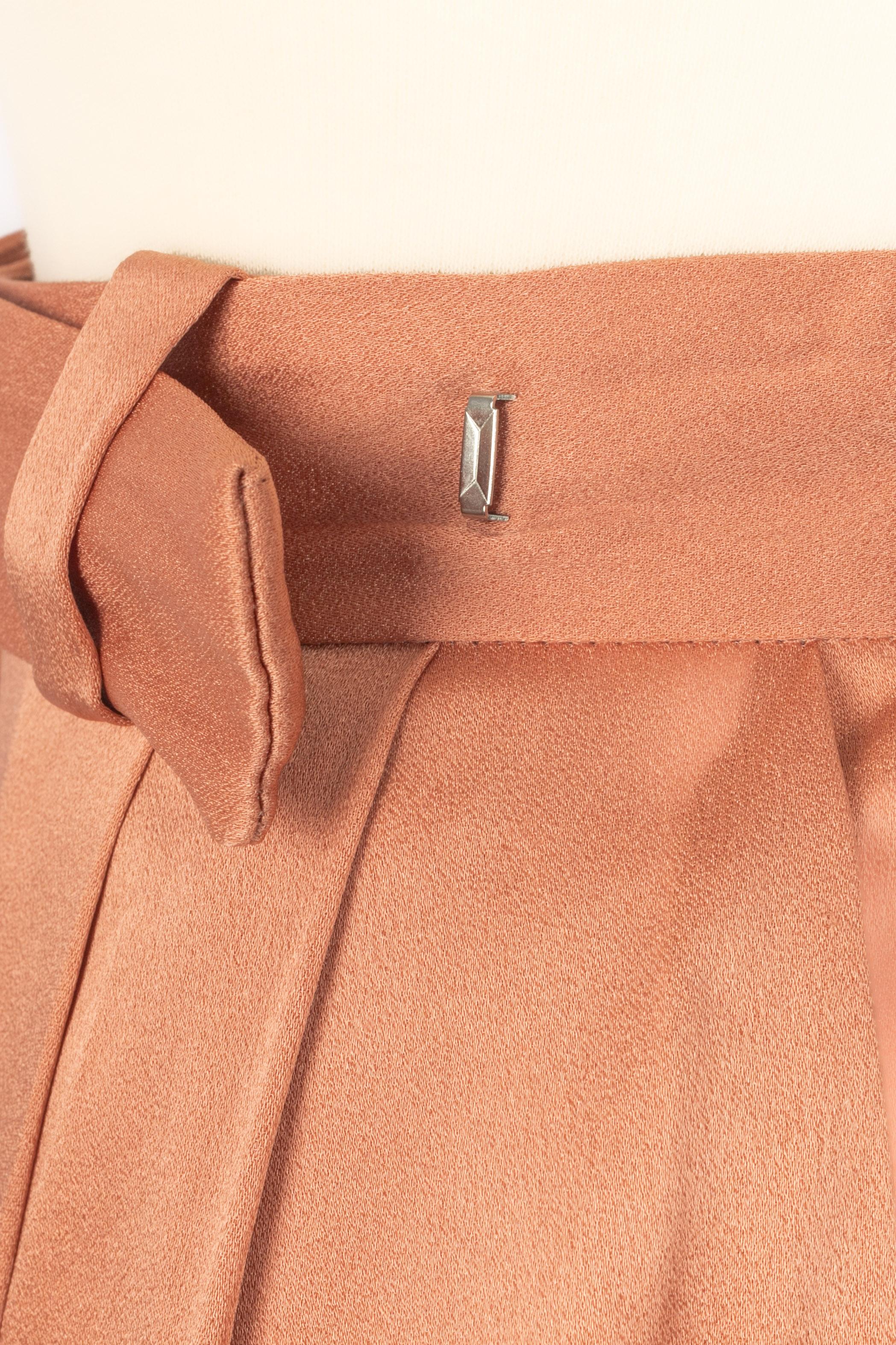 Pantalones de satén Lanvin en Excelente estado para la venta en SAINT-OUEN-SUR-SEINE, FR