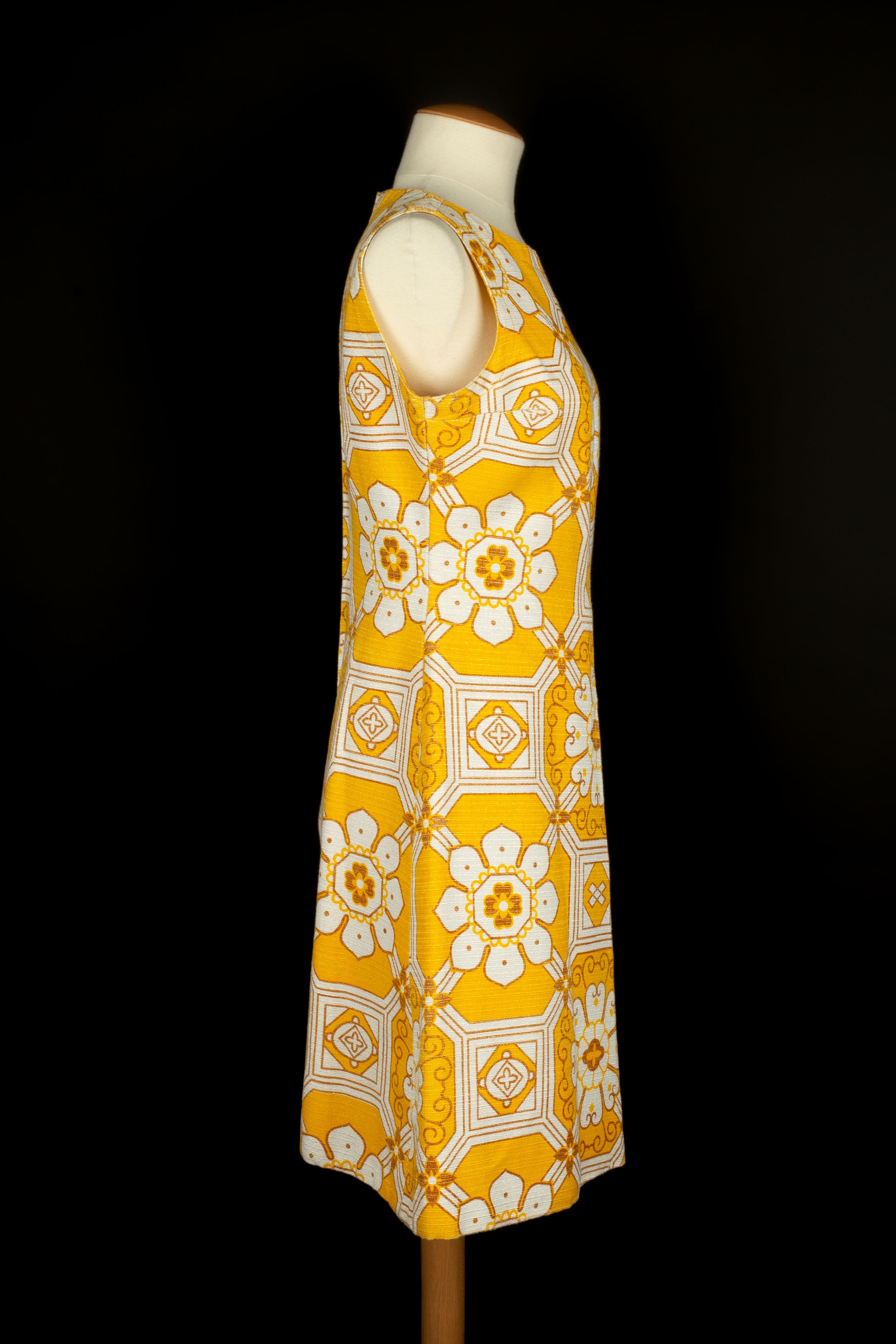 Lanvin-Set Haute Couture 1965 (Orange) im Angebot