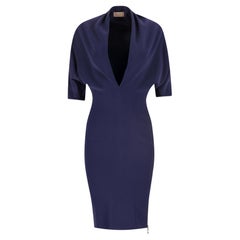 Lanvin Sheath Dress With A Deep V-Neck