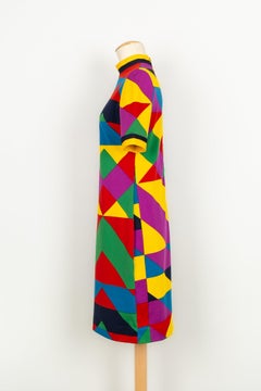 Lanvin Short Dress in Multicolored Jersey