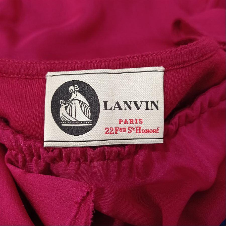 Lanvin Silk Blouse Size M For Sale 1