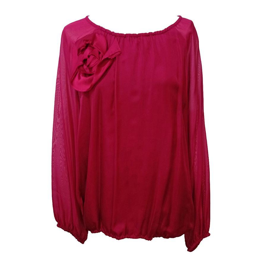 Lanvin Silk Blouse Size M For Sale