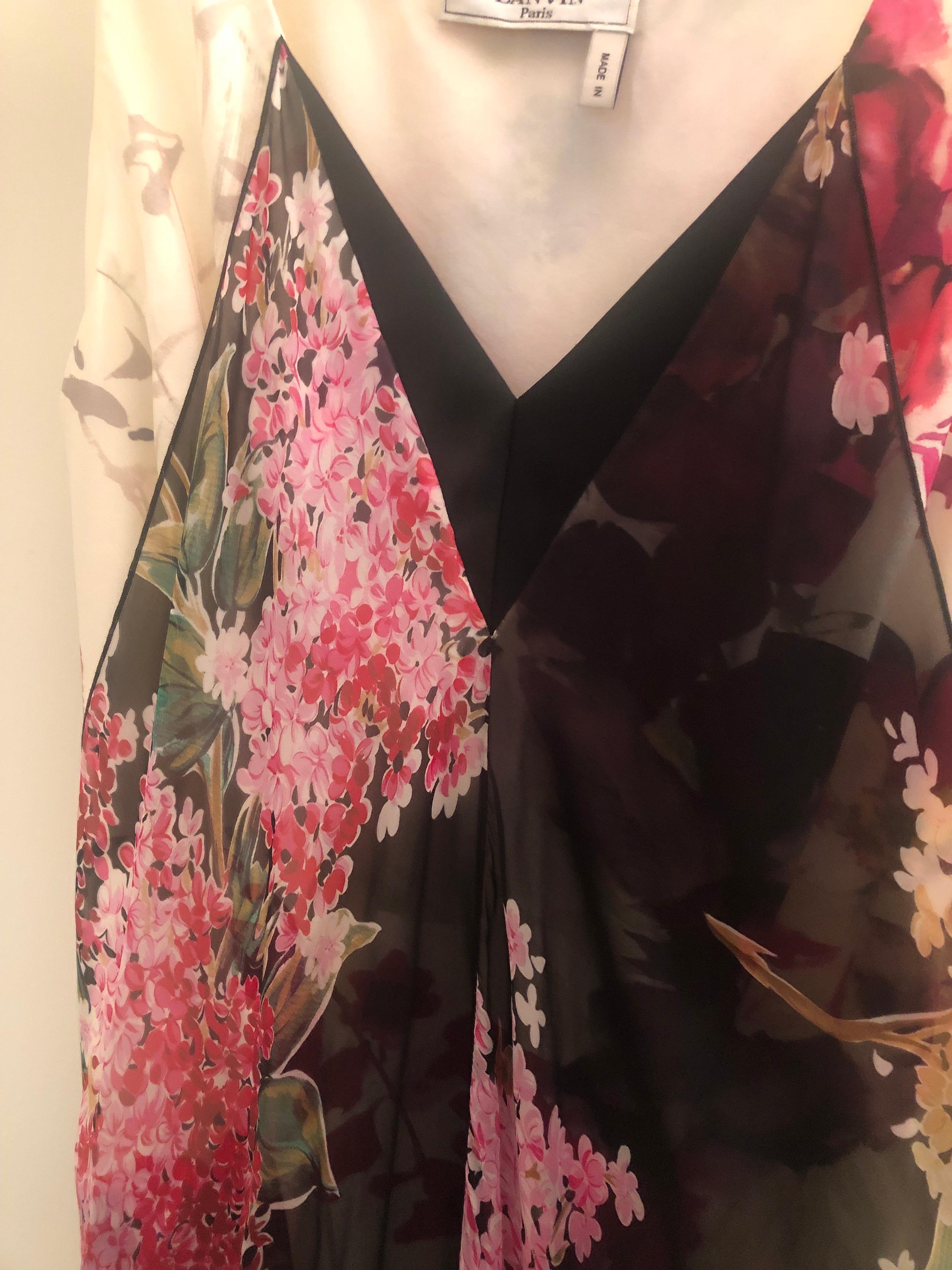 Lanvin Silk Dress For Sale 10