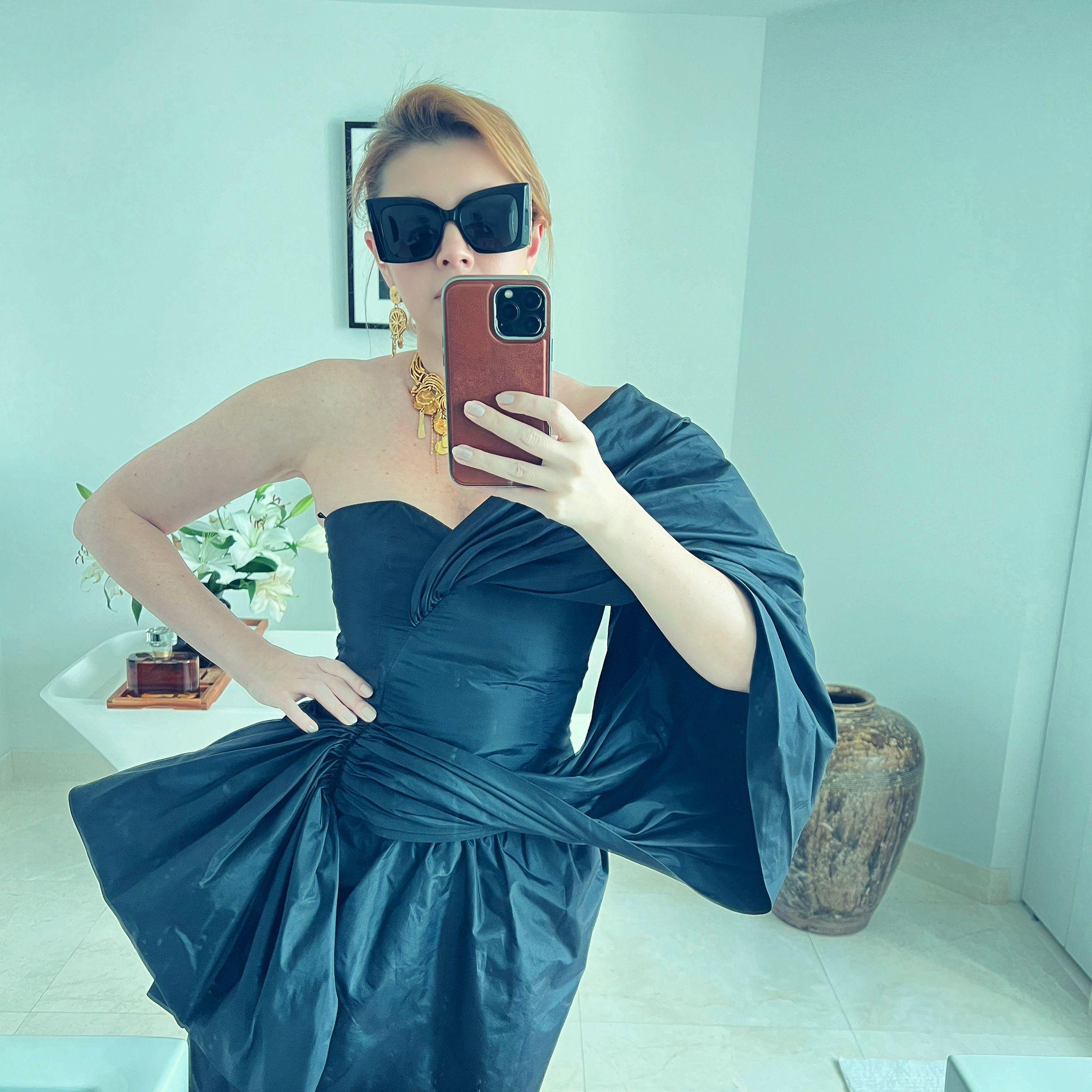 Lanvin Abendkleid aus Seide im Angebot 3