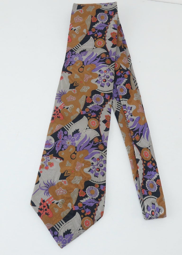 Lanvin Silk Jacquard Men’s Necktie For Sale at 1stDibs