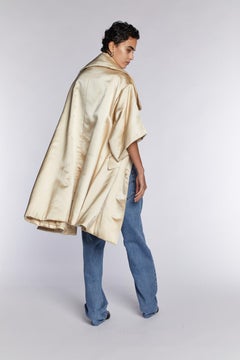 Lanvin Silk Satin Opera Coat 1960s