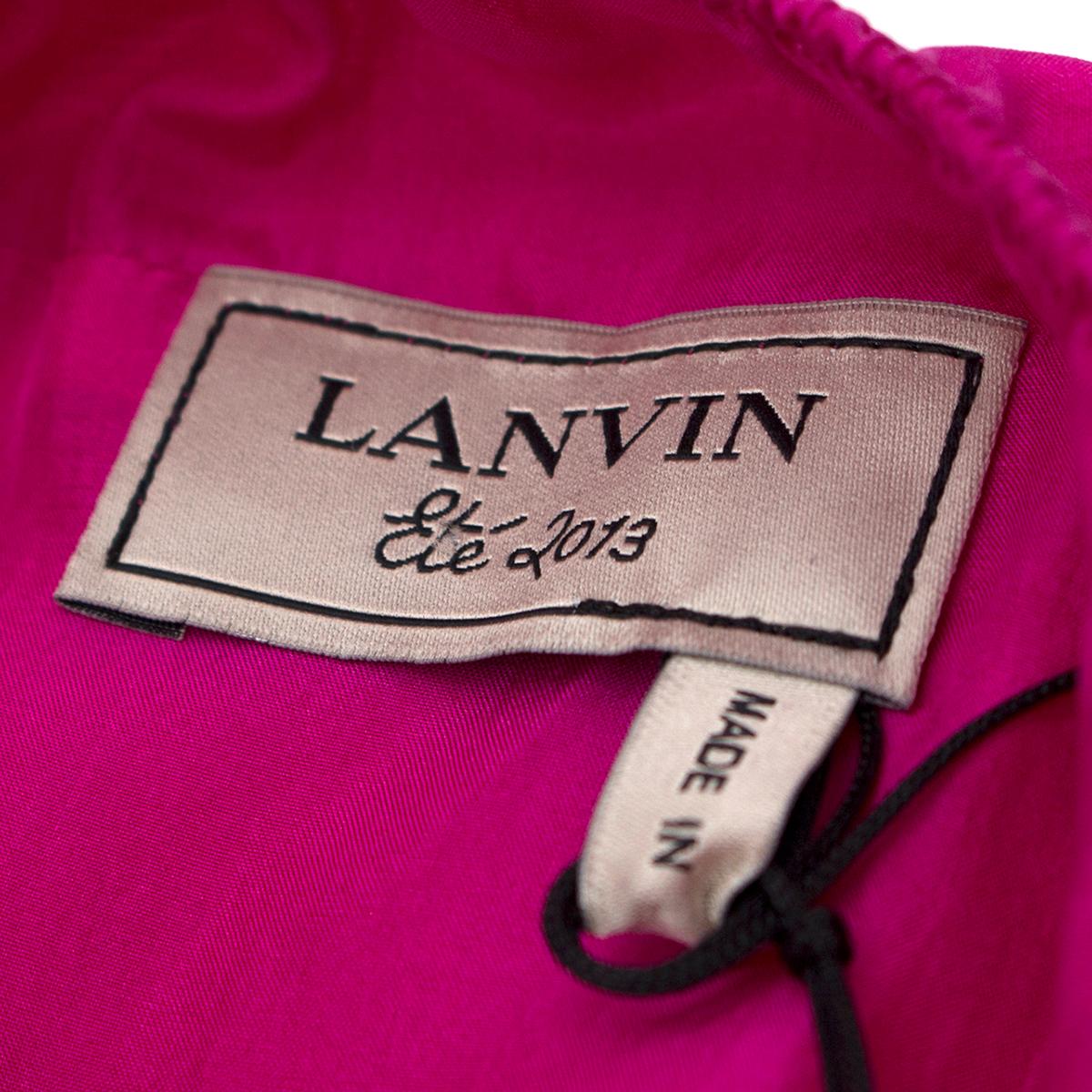 lanvin skirt pink
