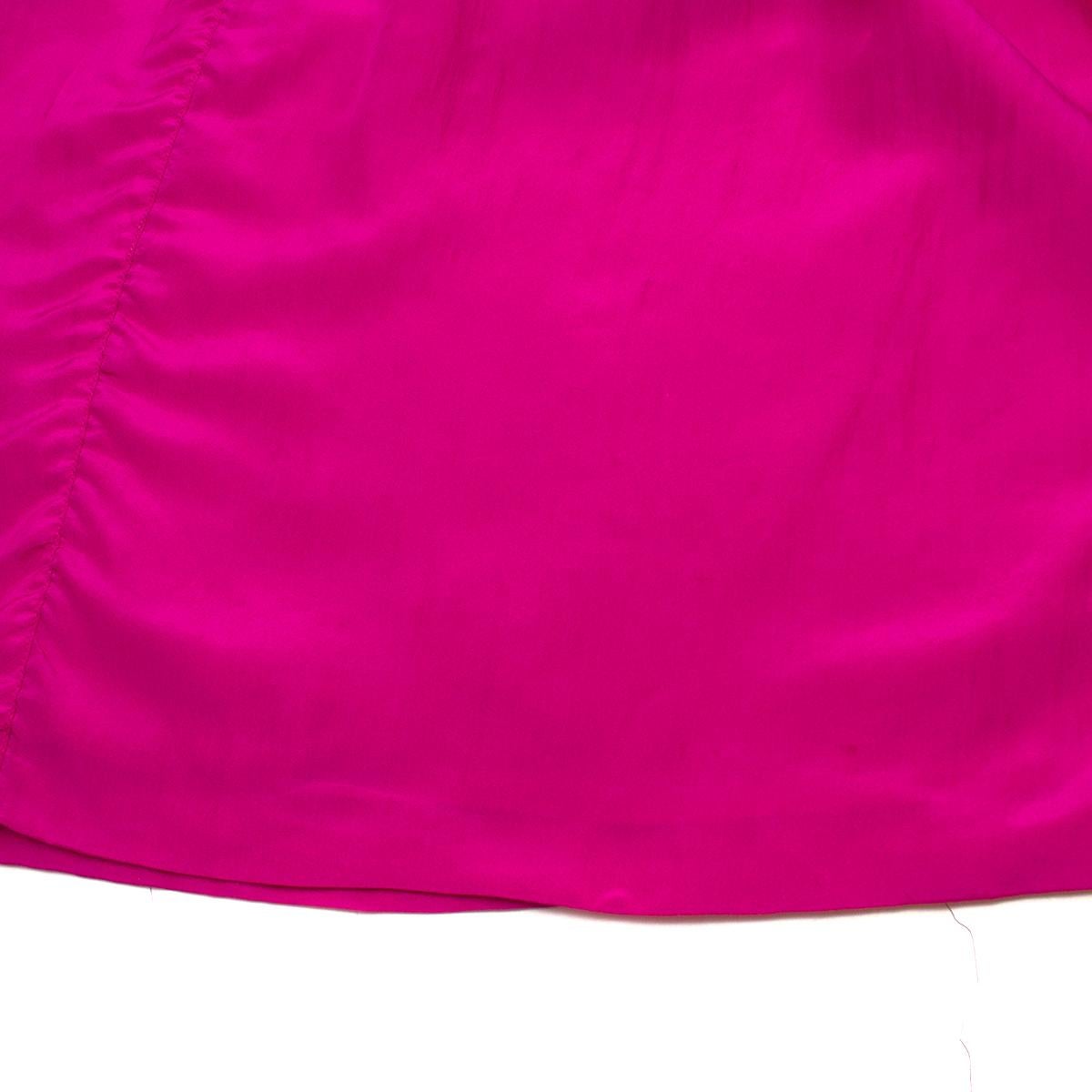 Lanvin Silk Pink Lightweight Skirt - Size US 8 In New Condition For Sale In London, GB