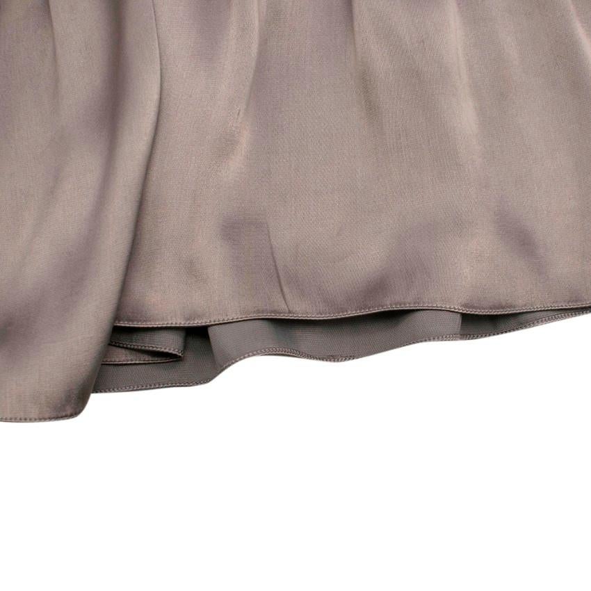 Lanvin Silk V-Neck Pleated Strappy Top - Size US 6 1