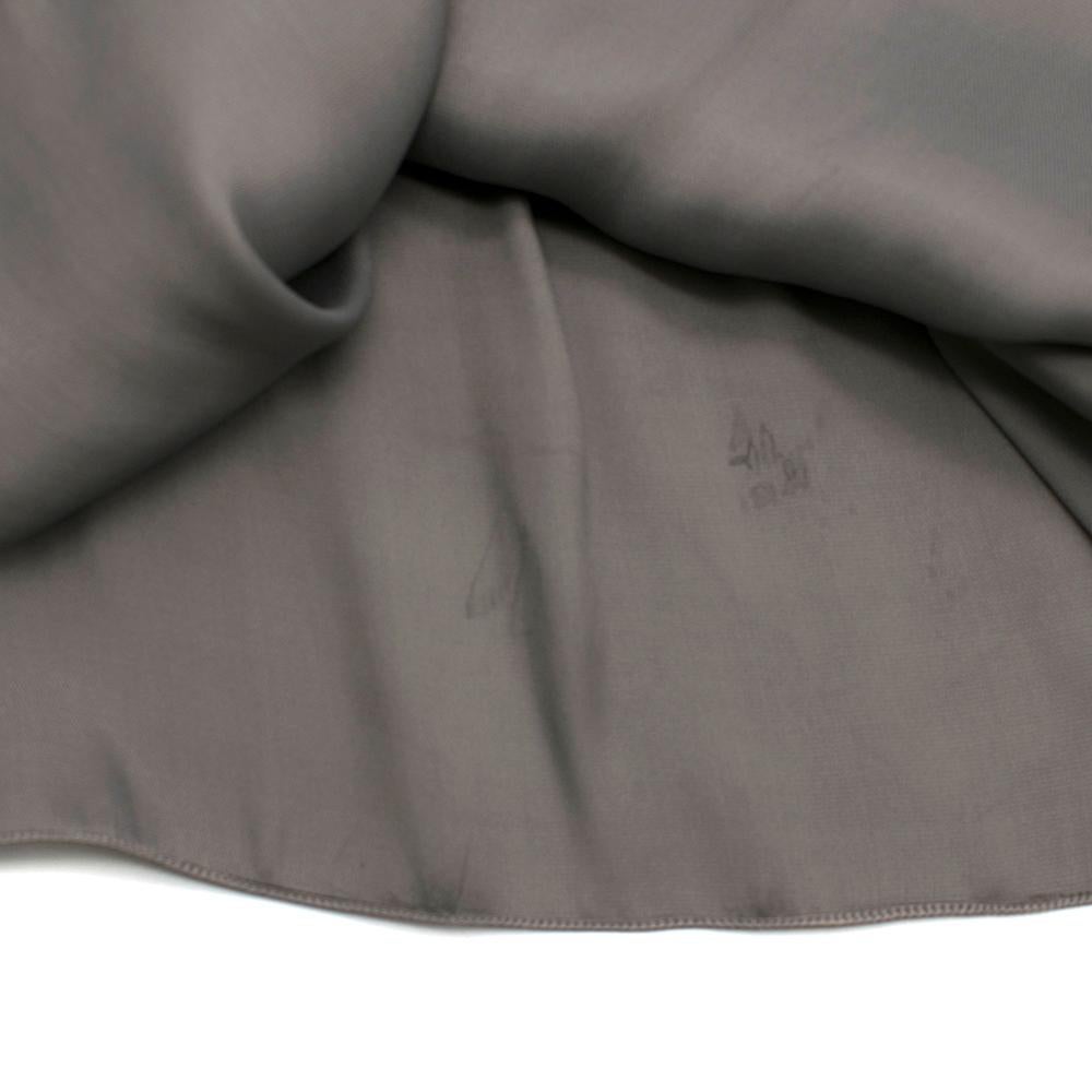 Lanvin Silk V-Neck Pleated Strappy Top - Size US6 1