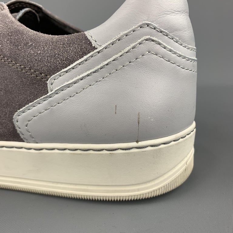 grey lanvin trainers