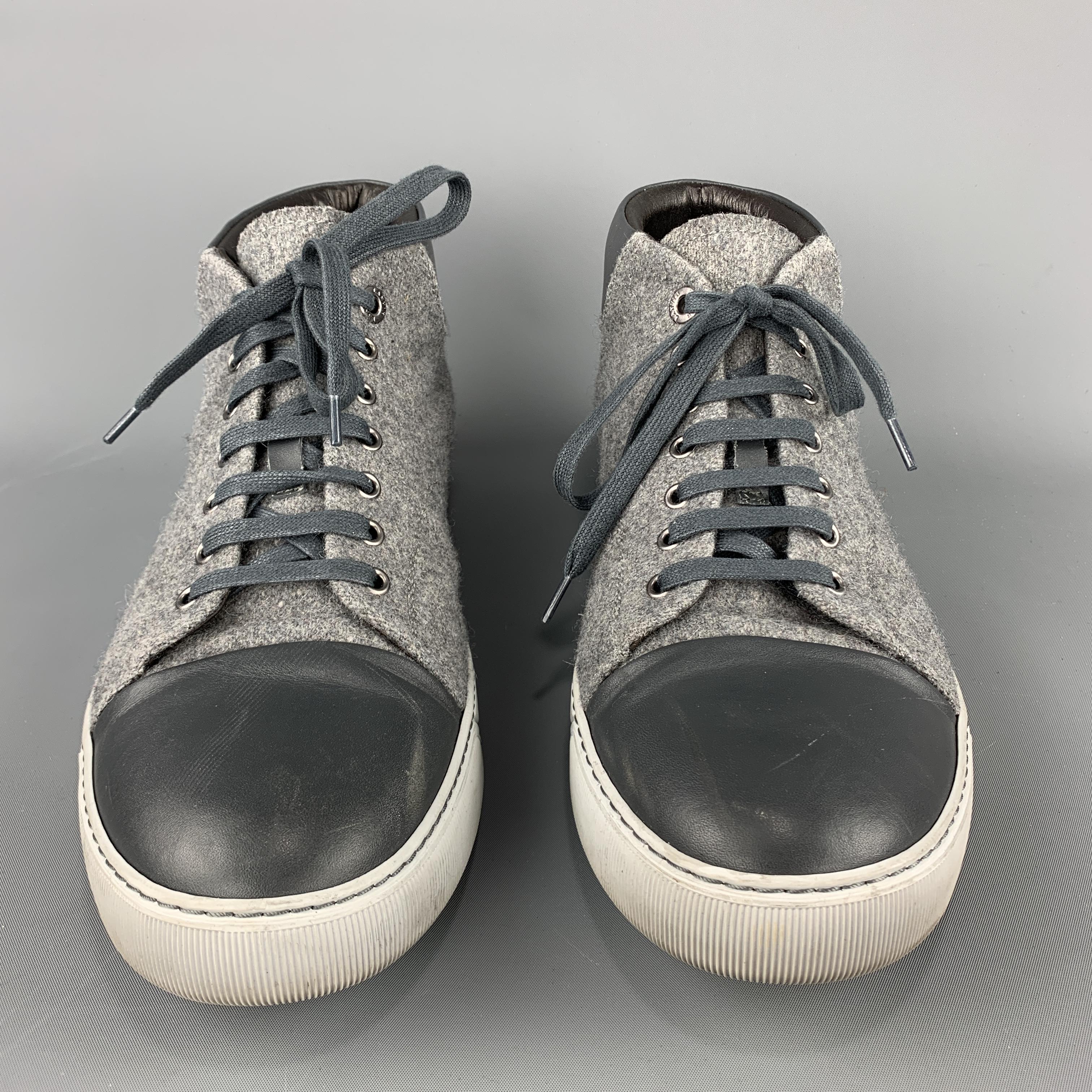 gray wool sneakers