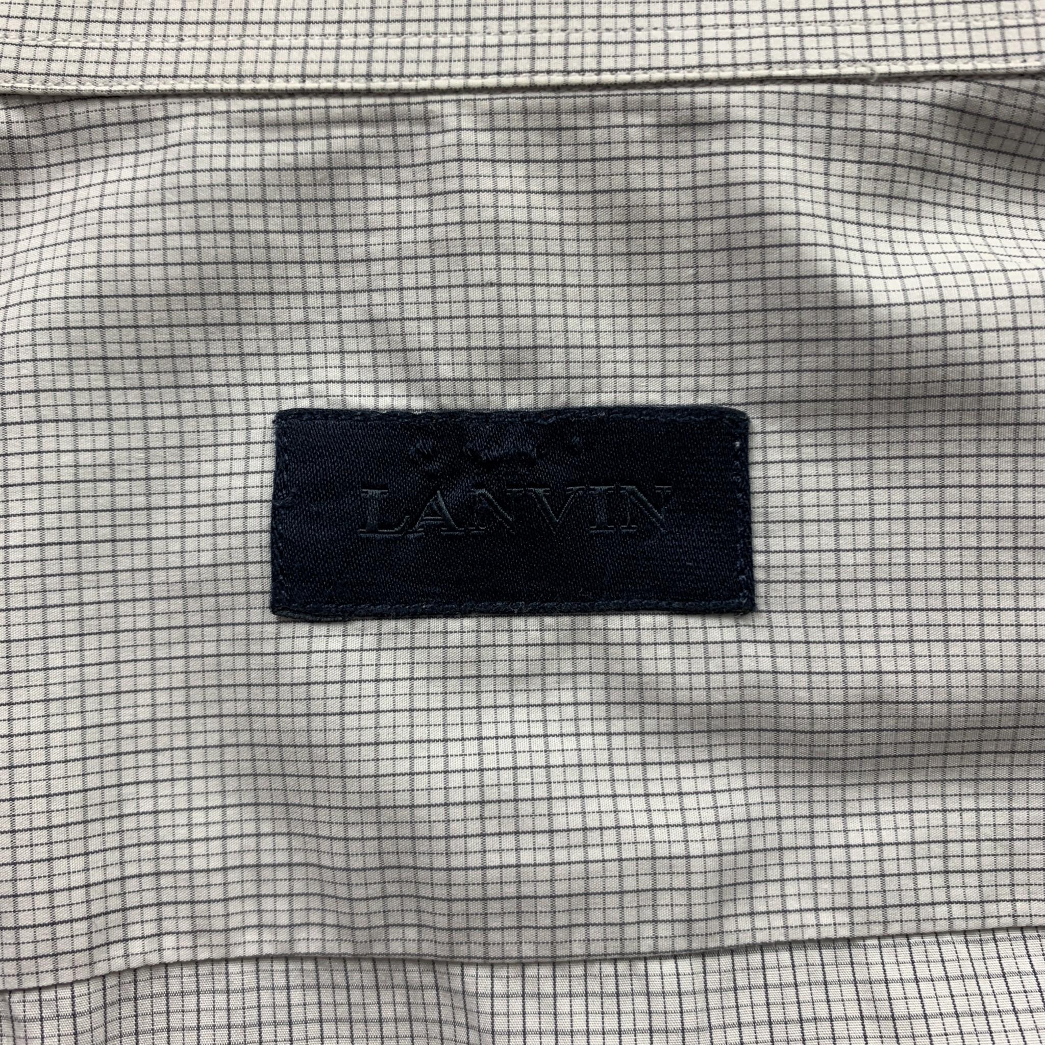 black and white lanvin shirt