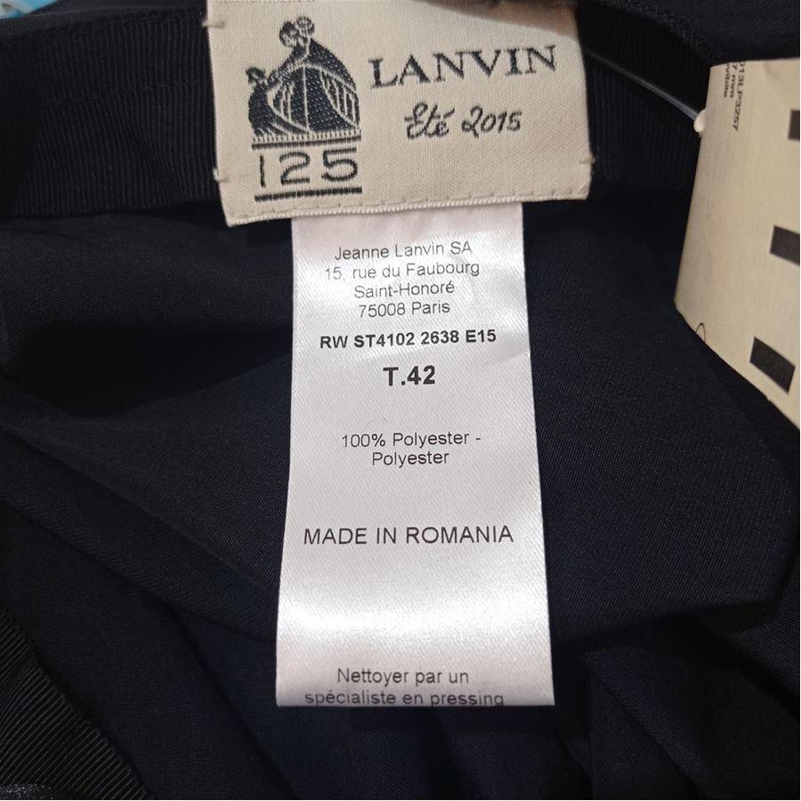Black Lanvin Skirt size 46 For Sale