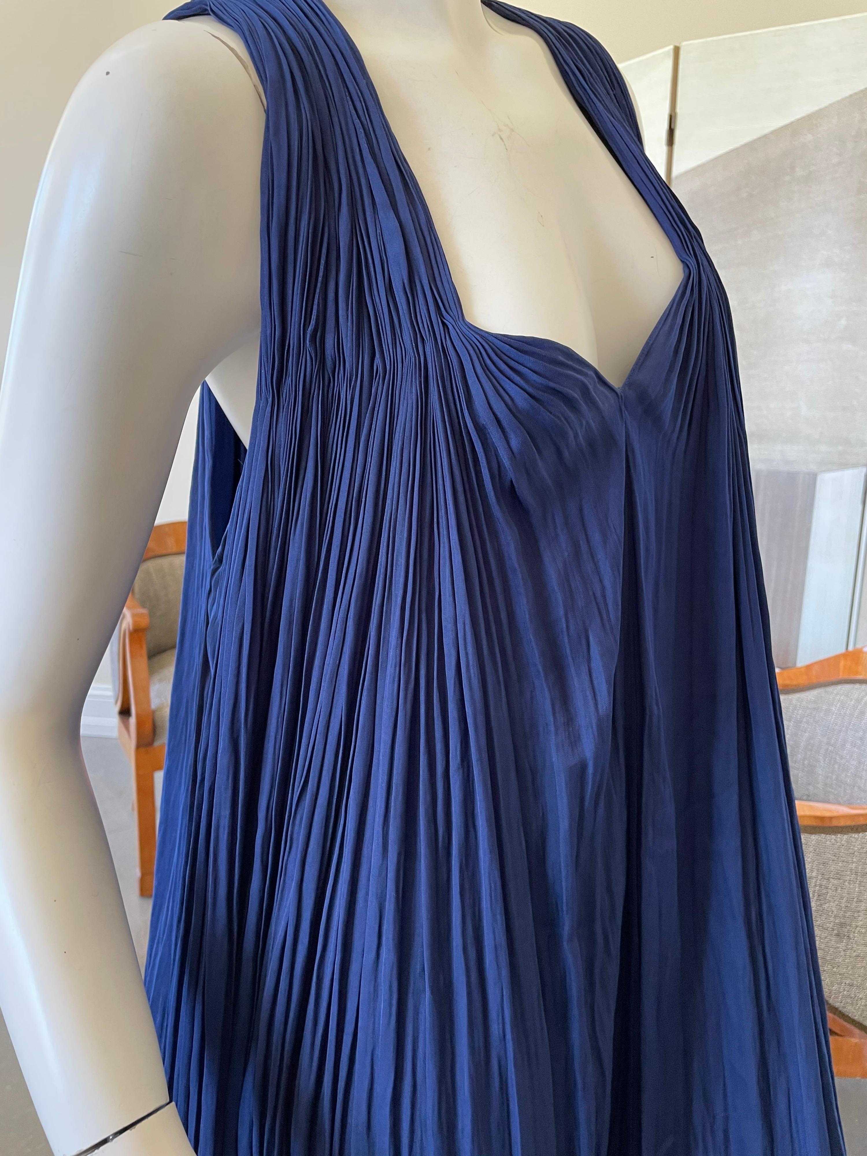 lanvin blue dress