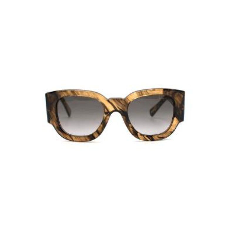 Lanvin Square 'Love'  Tortoiseshell sunglasses In Excellent Condition For Sale In London, GB