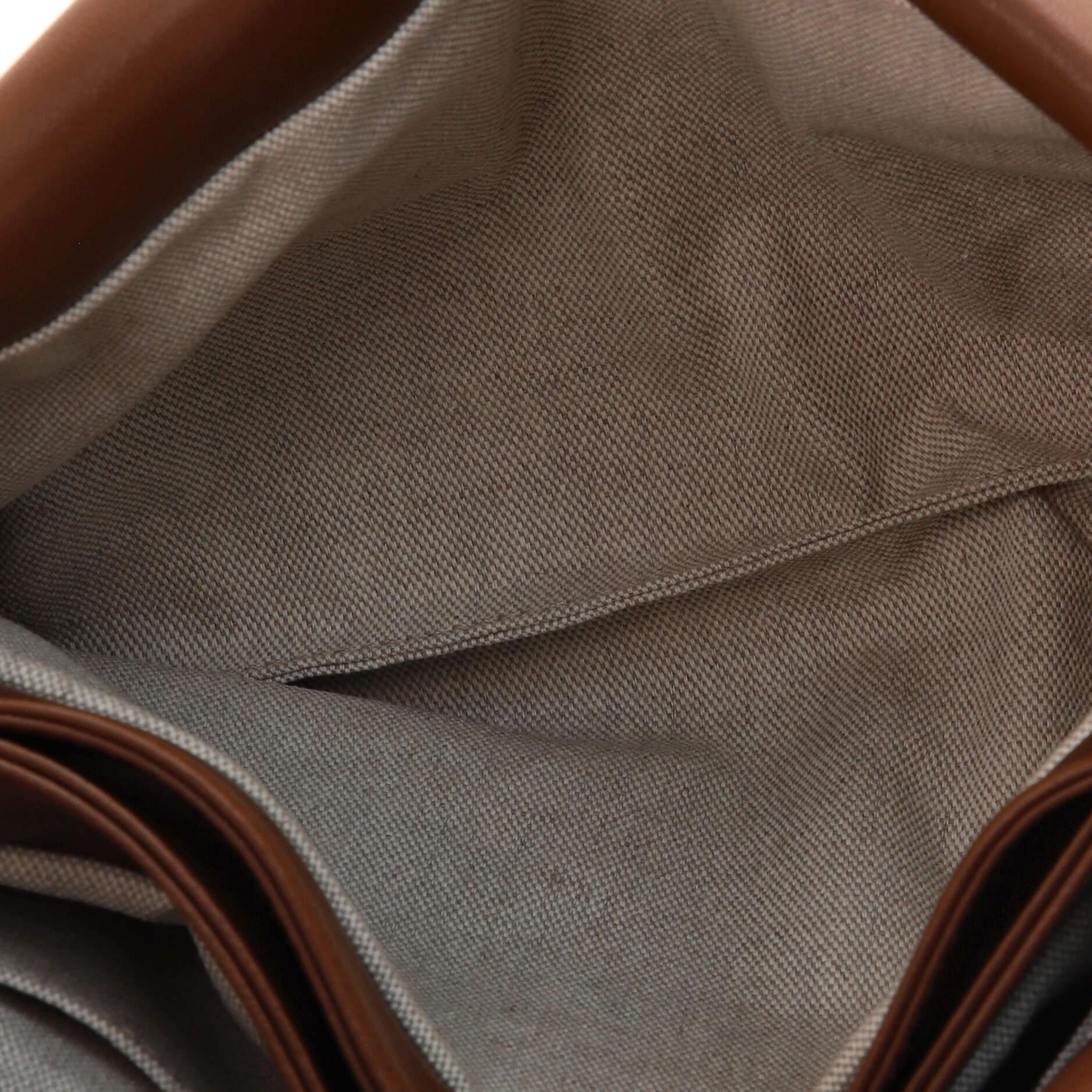 Brown Lanvin Sugar Flap Shoulder Bag Leather Small