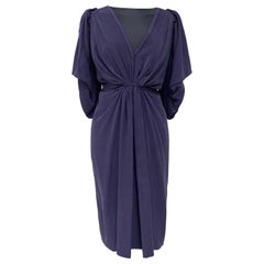 Lanvin Summer 2007 washed silk violet Demi Dress