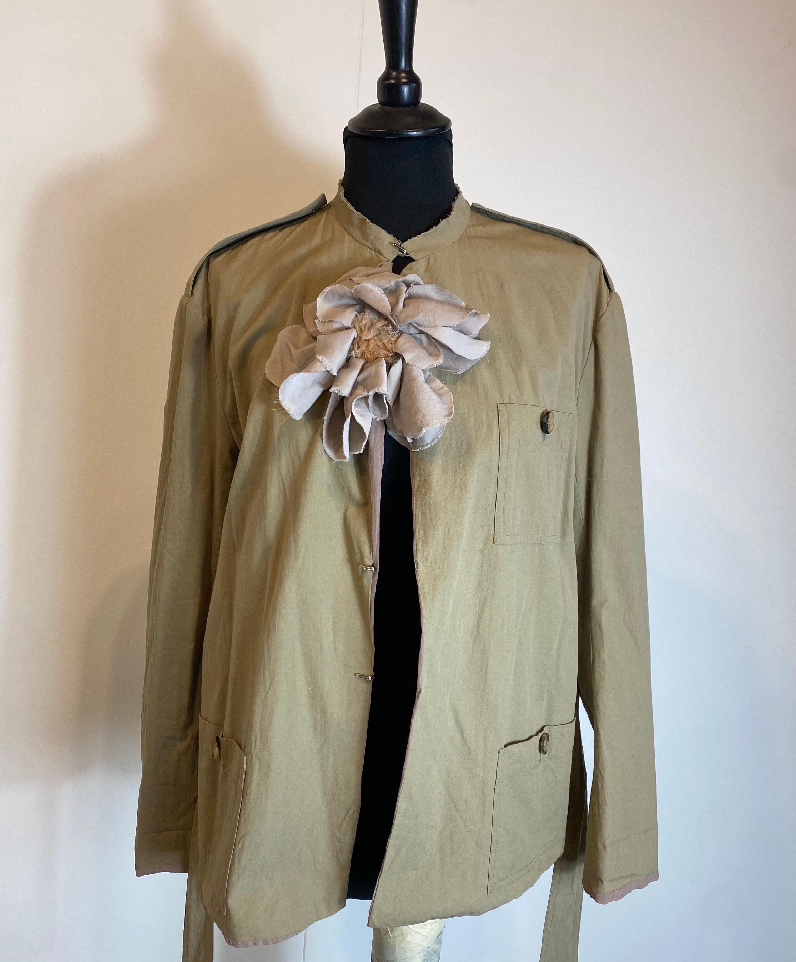 Lanvin Summer 2011 flower beige Jacket For Sale 3