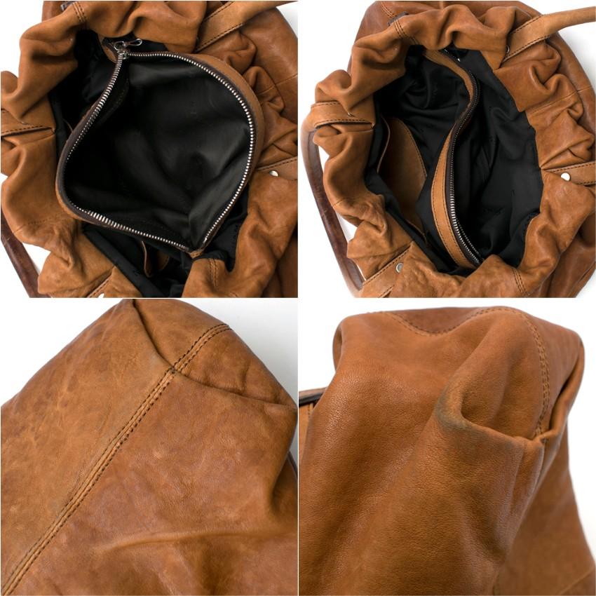 Lanvin Tan Brown Leather Belter Shoulder Bag For Sale 3