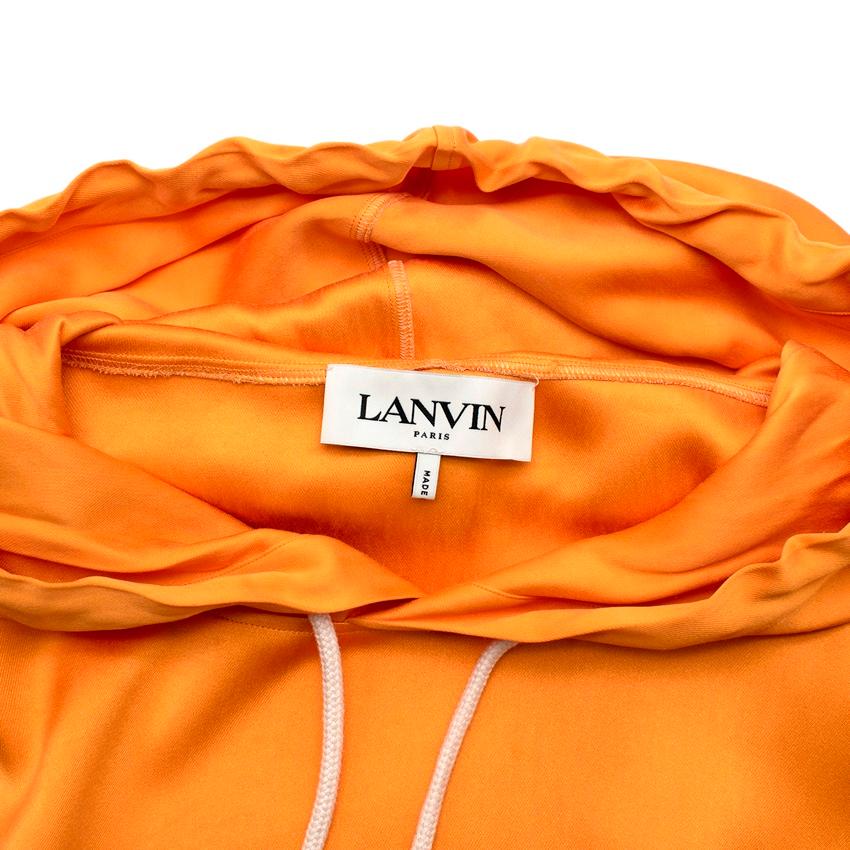 orange lanvin hoodie