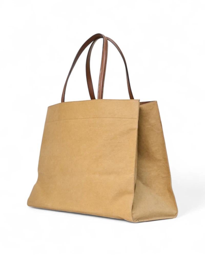 Lanvin Tote Cabas Kraft Medium Braun im Angebot 4